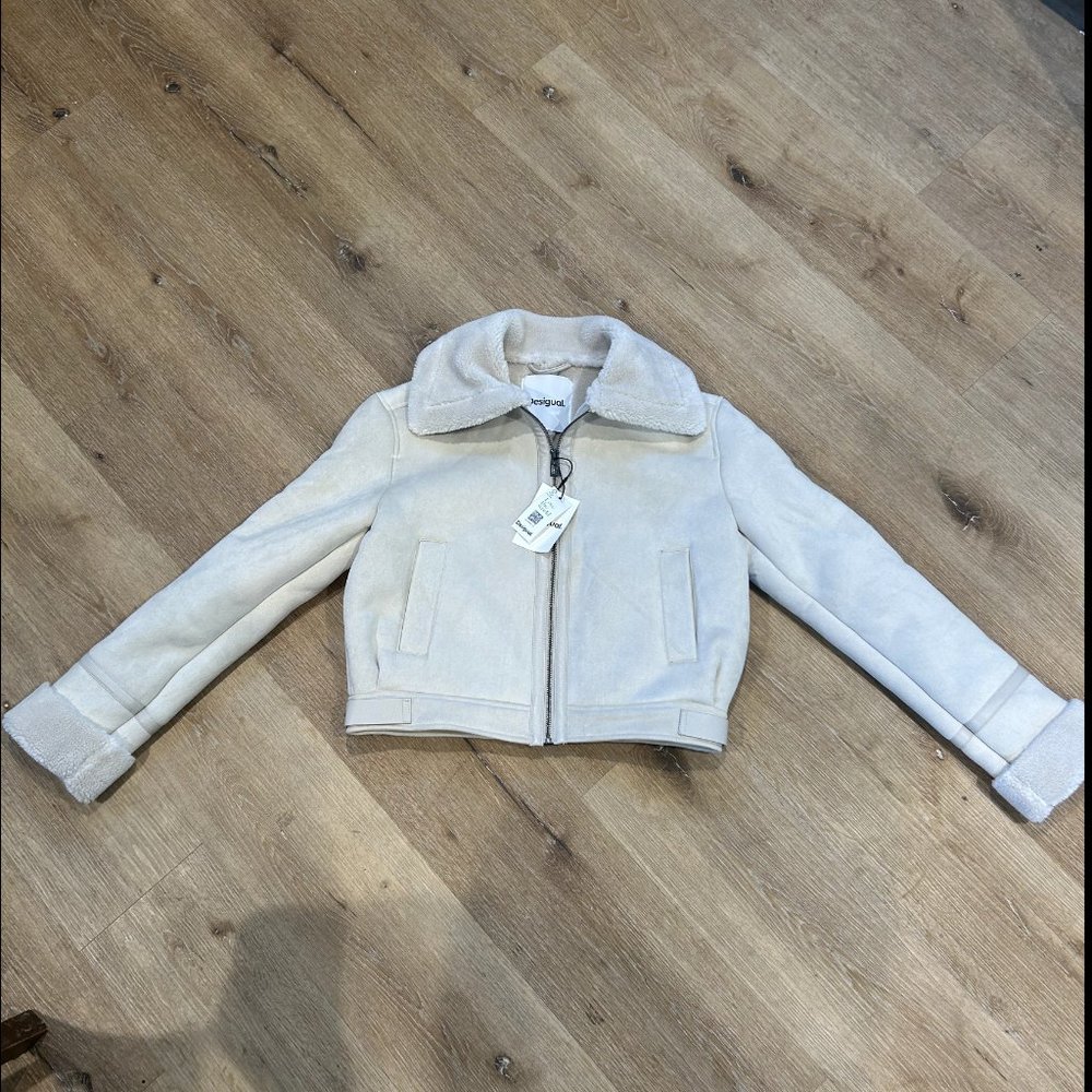 Desigual Double Sided Aviator Jacket Small